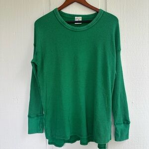 Offline by Aerie Waffle Long Sleeve Size M